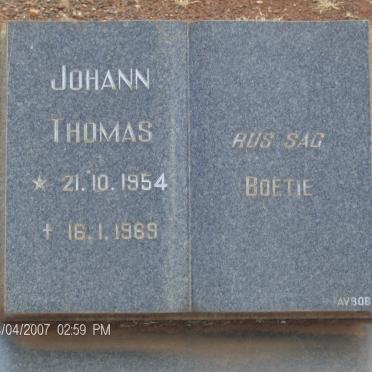 ? Johann Thomas 1954-1969