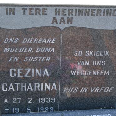 ? Gezina Catharina 1939-1989