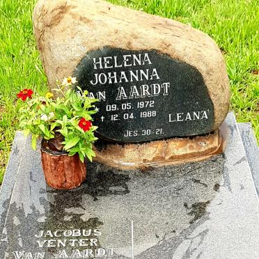 AARDT Jacobus Venter, van 1938-2010 :: VAN AARDT Helena Johanna 1972-1988