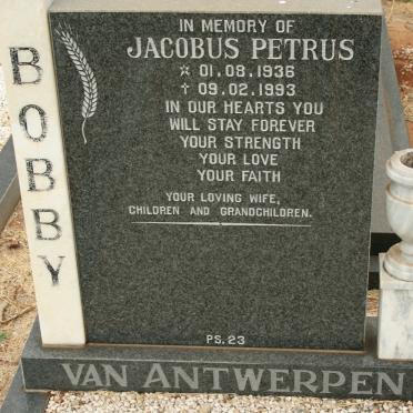 ANTWERPEN Jacobus Petrus, van 1936-1993