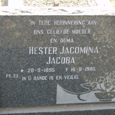 ASWEGEN Hester Jacomina Jacoba, van 1895-1980