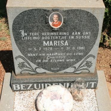 BEZUIDENHOUT Marisa 1978-1981