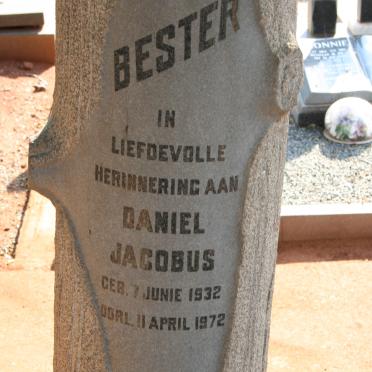 BESTER Daniel Jacobus 1932-1972