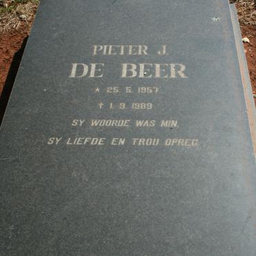 BEER Pieter J., de 1957-1989