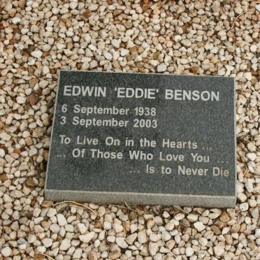 BENSON Edwin 1938-2003