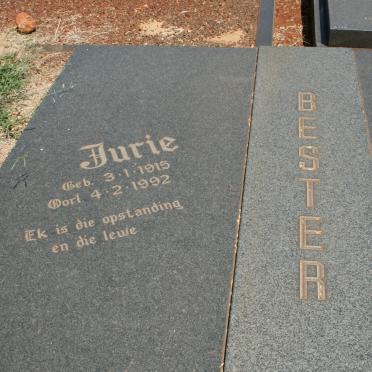 BESTER Jurie 1915-1992