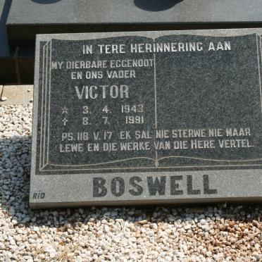 BOSWELL Victor 1943-1991