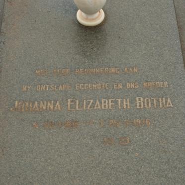BOTHA Johanna Elizabeth 1913-1976