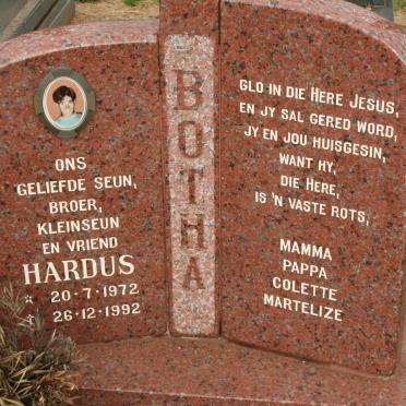 BOTHA Hardus 1972-1992