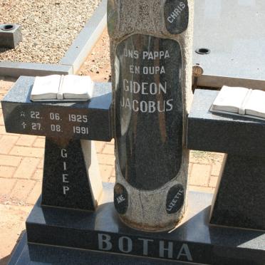 BOTHA Gideon Jacobus 1925-1991