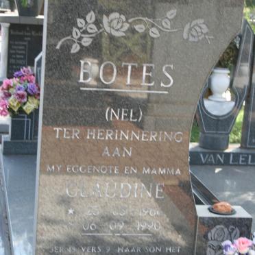 BOTES Glaudine nee NEL 1966-1990