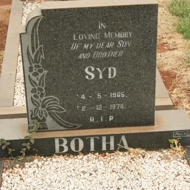 BOTHA Syd 1965-1978