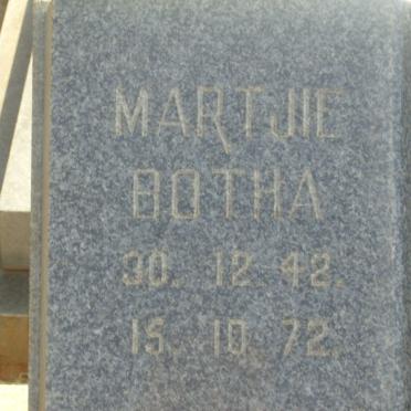 BOTHA Martjie 1942-1972