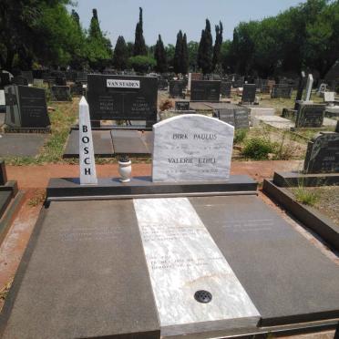 BOSCH Dirk Paulus 1930-1983 &amp; Valerie Ethel 1933-2022