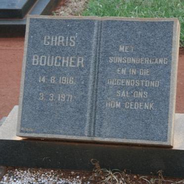 BOUCHER Chris 1916-1971