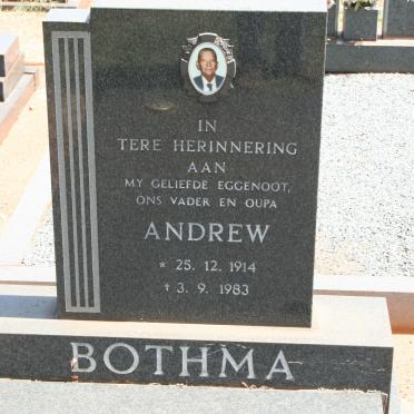 BOTHMA Andrew 1914-1983