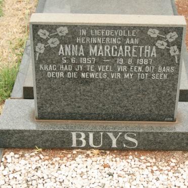 BUYS Anna Margaretha 1957-1987