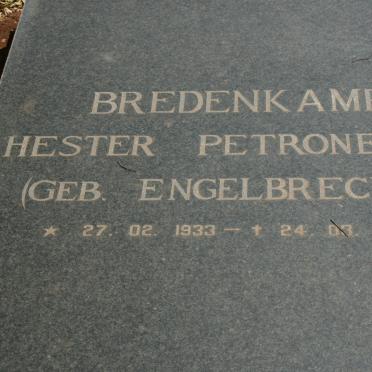 BREDENKAMP Hester Petronella nee ENGELBRECHT 1933-1992