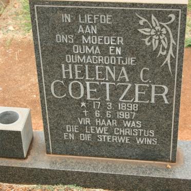 COETZER Helena C. 1898-1987