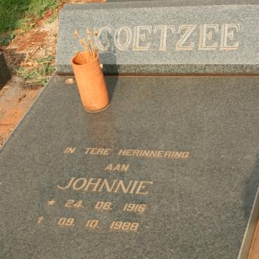 COETZEE Johnnie 1916-1988