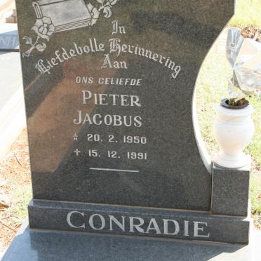 CONRADIE Pieter Jacobus 1950-1991