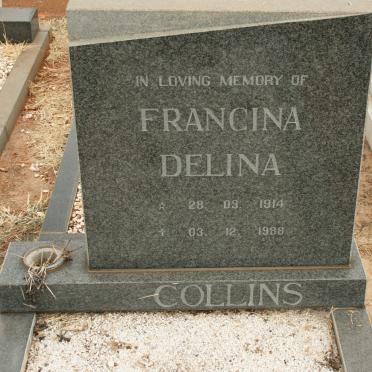 COLLINS Francina Delina 1914-1988