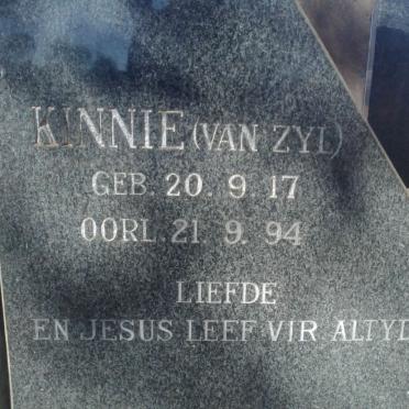 COETZEE Nic 1916-1996 &amp; Kinnie VAN ZYL 1917-1994