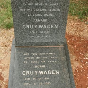 CRUYWAGEN Armand 1987-1993 :: CRUYWAGEN Roaul 1985-2003