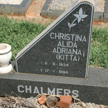 CHALMERS Christina Alida Adriana 1934-1994