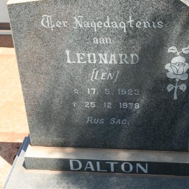 DALTON Leonard 1923-1978