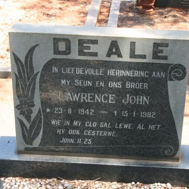 DEALE Lawrence John 1942-1982