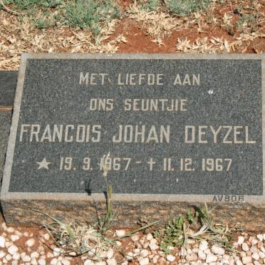 DEYZEL Francois Johan 1967-1967