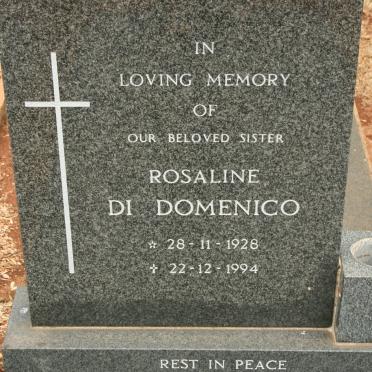 DOMENICO Rosaline, di 1928-1994