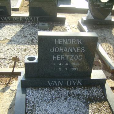 DYK Hendrik Johannes Hertzog, van 1918-1987