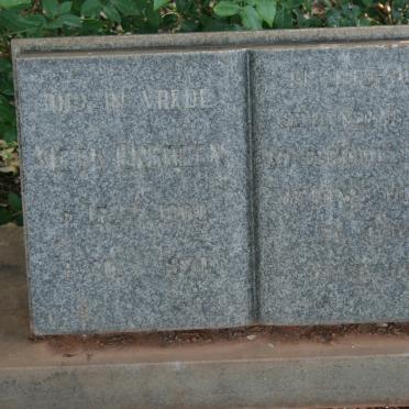 EKSTEEN Aleta 1909-1970