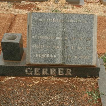 GERBER Hendrina 1926-1982