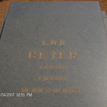 GEYER L.W.B. 1905-1973