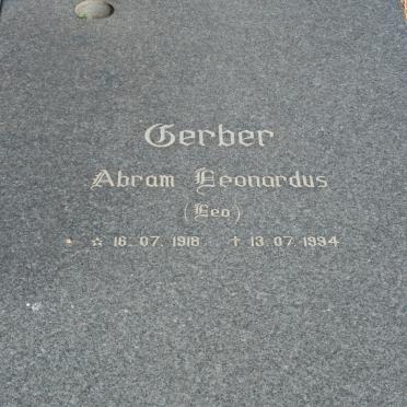 GERBER Abram Leonardus 1918-1994