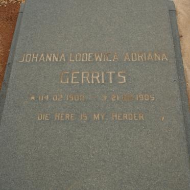 GERRITS Johanna Lodewica Adriana 1903-1905