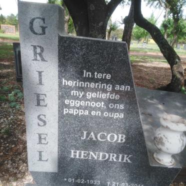 GRIESEL Jacob H. 1933-2011