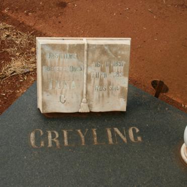 GREYLING Juna C. 1891-1983
