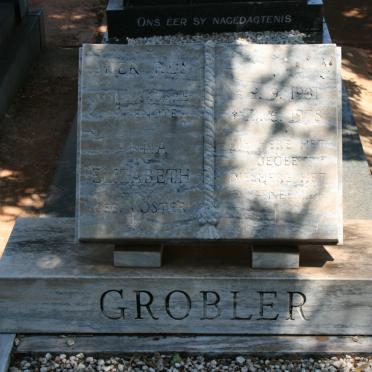 GROBLER Anna Elizabeth nee VOSTER 1931-1978
