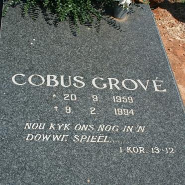 GROVÉ Cobus 1959-1994