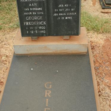 GRIEFF George Frederick 1930-1992