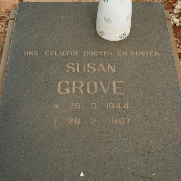 GROVE Susan 1944-1987