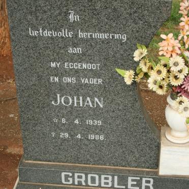 GROBLER Johan 1939-1986