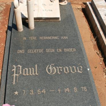 GROVÉ Paul 1954-1978