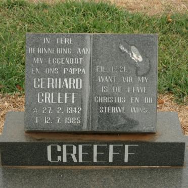 GREEFF Gerhard 1942-1985