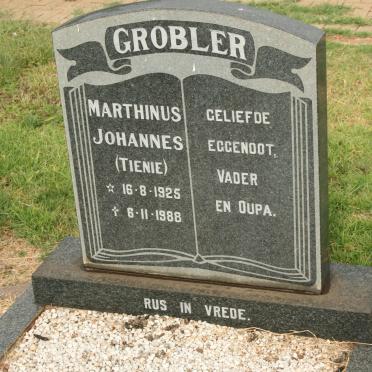 GROBLER Marthinus Johannes 1925-1988