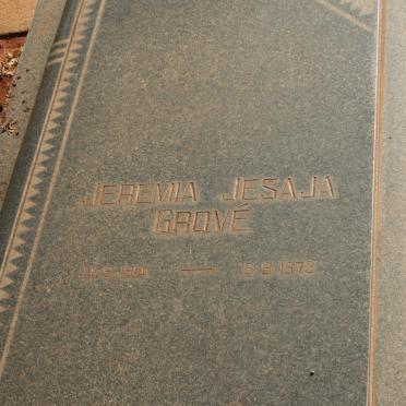 GROVE Jeremia Jesaja 191?-1978